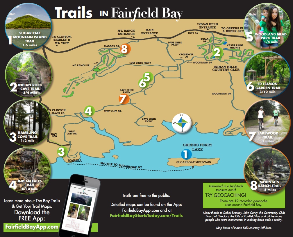 Hiking Biking Nature Trails Fairfield Bay Chamber Of Commerce Official Website